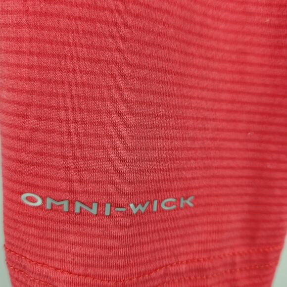 Columbia Piney Ridge Shirt Cowl Neck w/ Drawstrings Subtle Horizontal Stripe - Picture 9 of 10